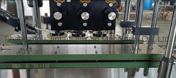 Cost-Effective Automatic Linear Bottle Capping Machine for Threaded Caps Closing