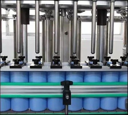 Shampoo Automatic Bottle Filling And Capping Machine 10 Nozzle