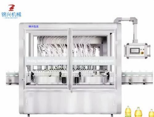 Vegetable Sunflower Olive Edible Oil Bottle Packing Machine Coconut Mustard Peanut