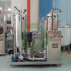 Double Tank CO2 Carbonator With Plate Exchange For Carbonated Drink Filling Line