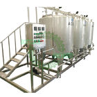 Acid Alkaline Pure Hot Water CIP Tank Machine For Carbonated Drink Filling Line