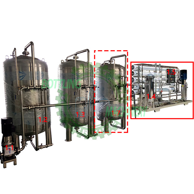 Community Supply Dow Membrane 15 Ton Per Hour Water Purifying Machine